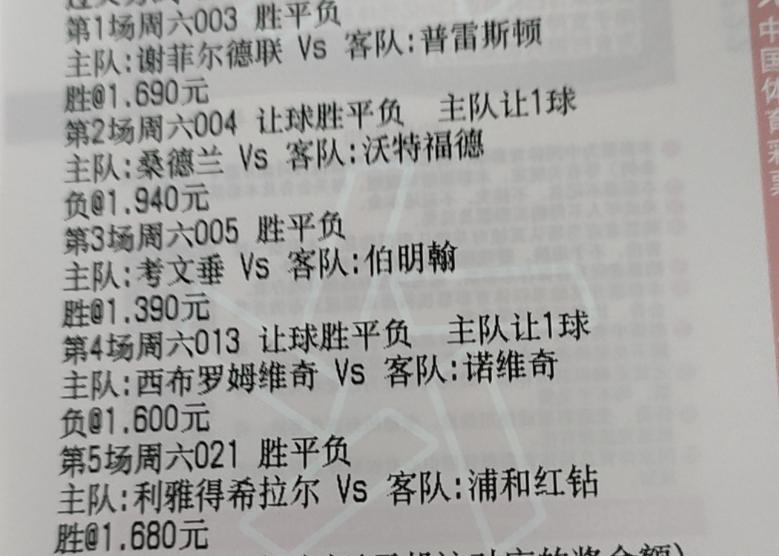 今日足球竞彩四串一比分推荐,足球比分预测推荐今日五串一