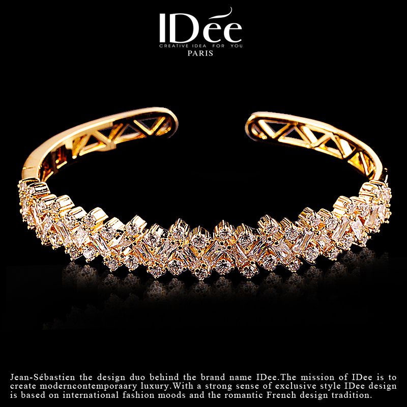 轻松提升精致感——IDee亚玟之星闪钻手镯潮牌轻奢小众高级感配饰