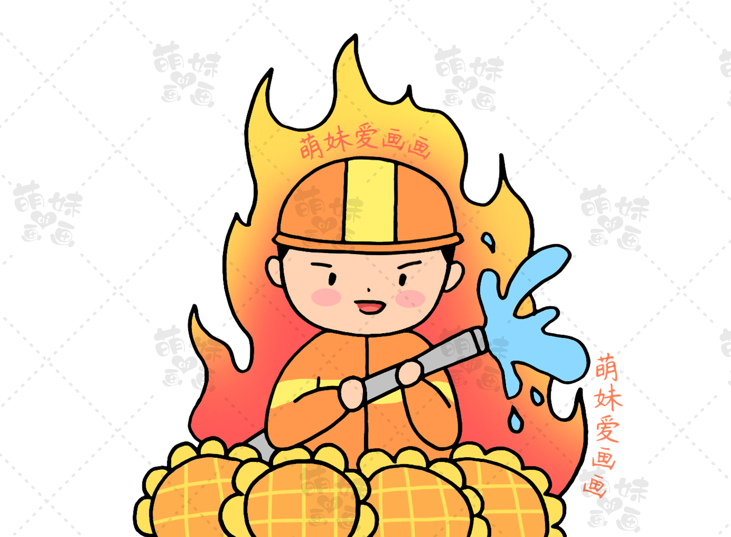 简单又漂亮无文字消防安全手抄报,关于消防安全的手抄报图画一等奖