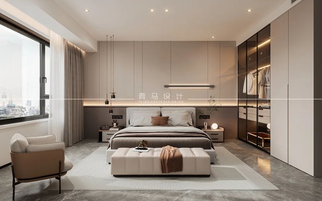 彭家坪龙湖景粼天著大平层样板间,龙湖景粼天序165大平层