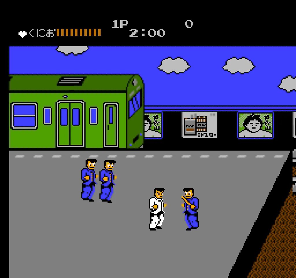 fc热血物语后面一个门进不去,fc热血物语故事背景