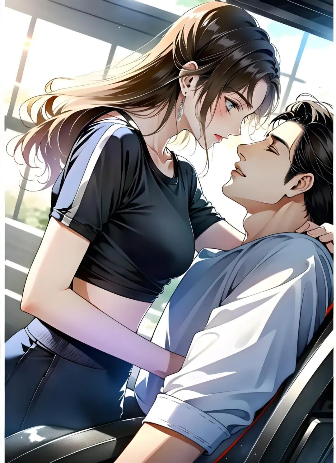 ai绘画二次元漫画人物,ai绘画旧漫女孩