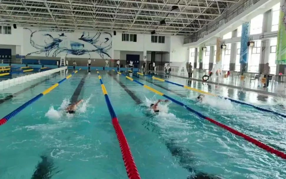 运动赛场彩旗飘,运动健儿赛场上精彩片段