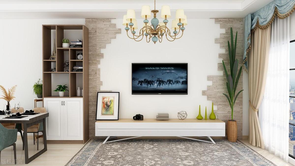 电视和电视柜尺寸比例多少合适,电视柜尺寸与电视尺寸小好看吗