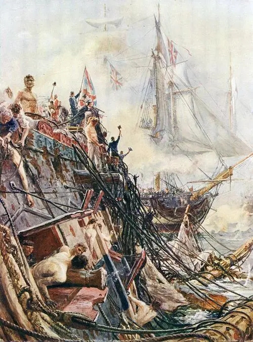 特拉法尔加海战后放弃进攻哪国,特拉法尔加角海战全过程