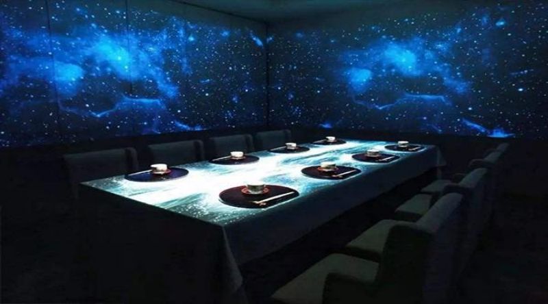 沉浸式投影光影餐厅公司,沉浸式投影餐厅立体感