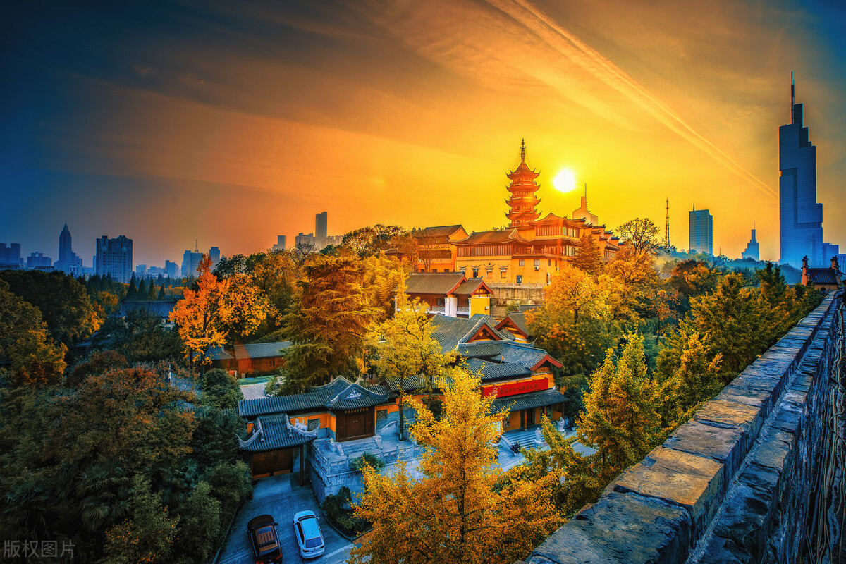 南京落日绝佳摄影点,南京落日观景点在哪里