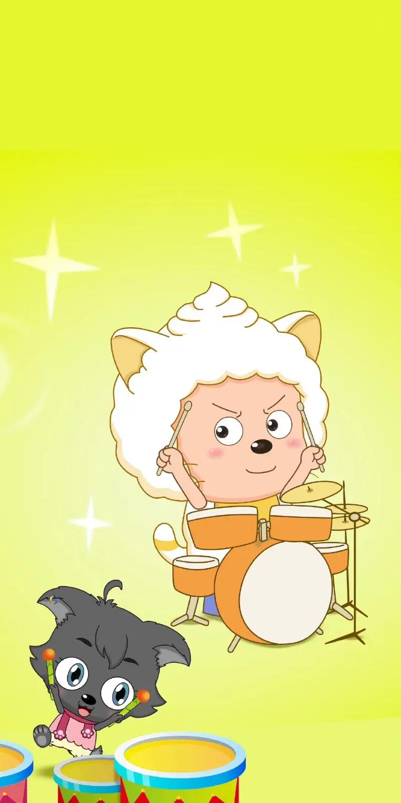 喜羊羊灰太狼壁纸玩一玩,喜羊羊壁纸拟人图官方