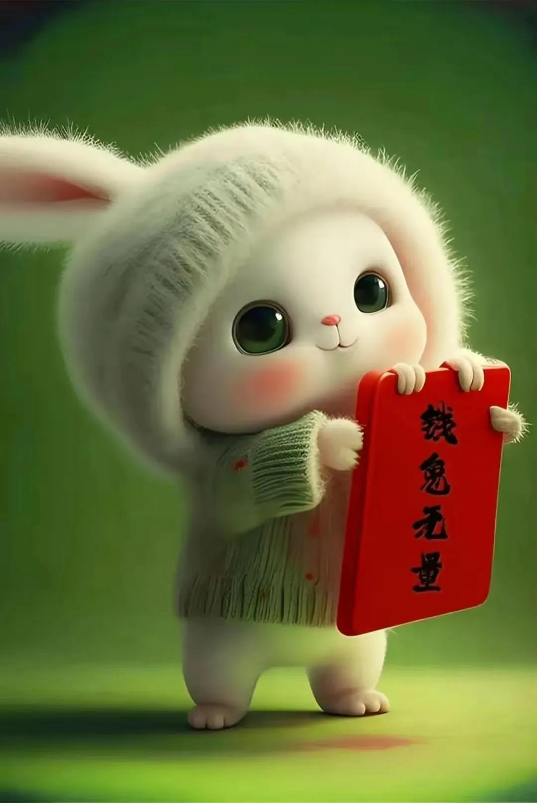 新年头像兔年2023唯美,2023年兔年头像图片卡通可爱