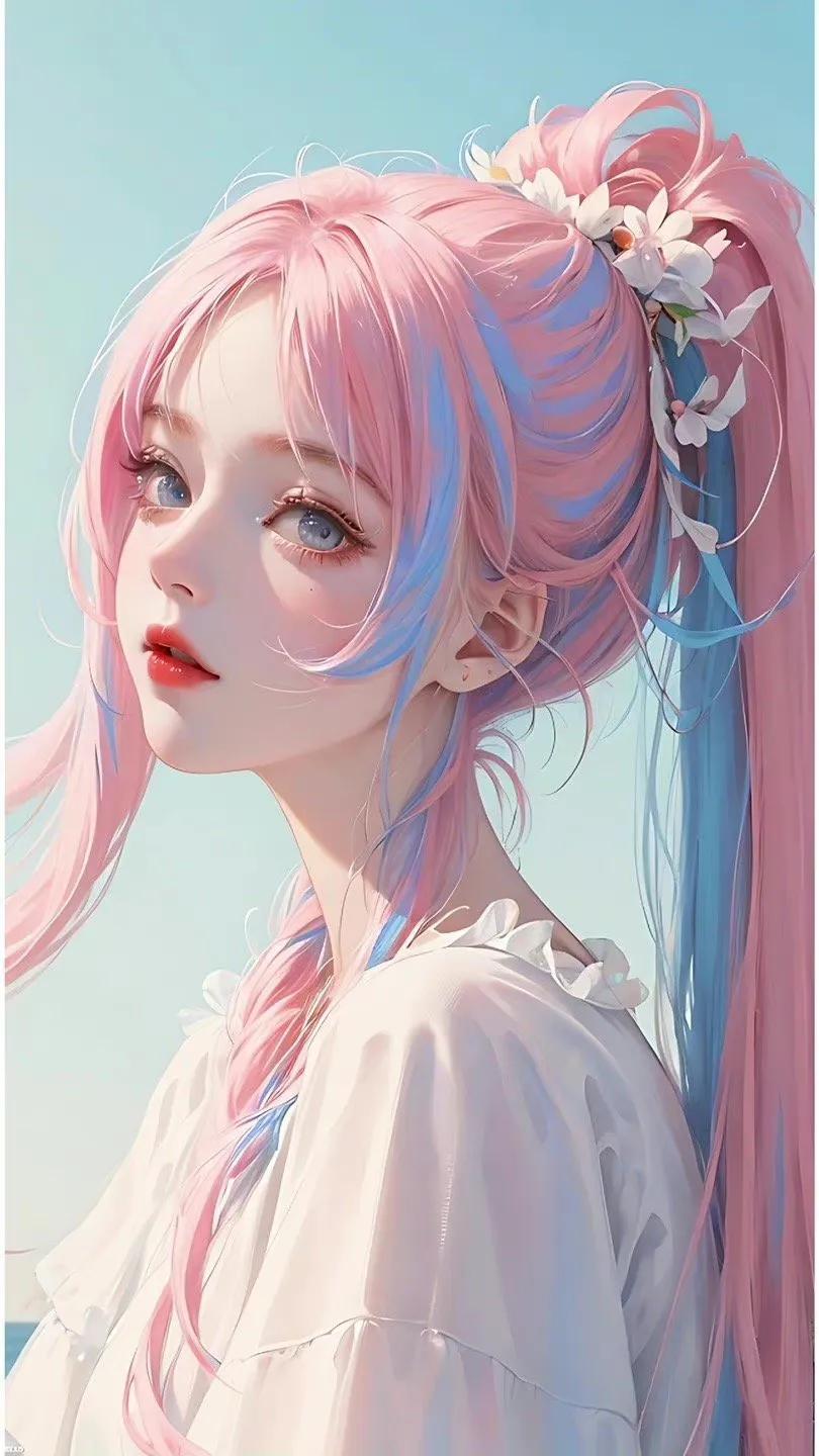 夏天穿搭小姐姐图片,小清新气质的小姐姐写真图片