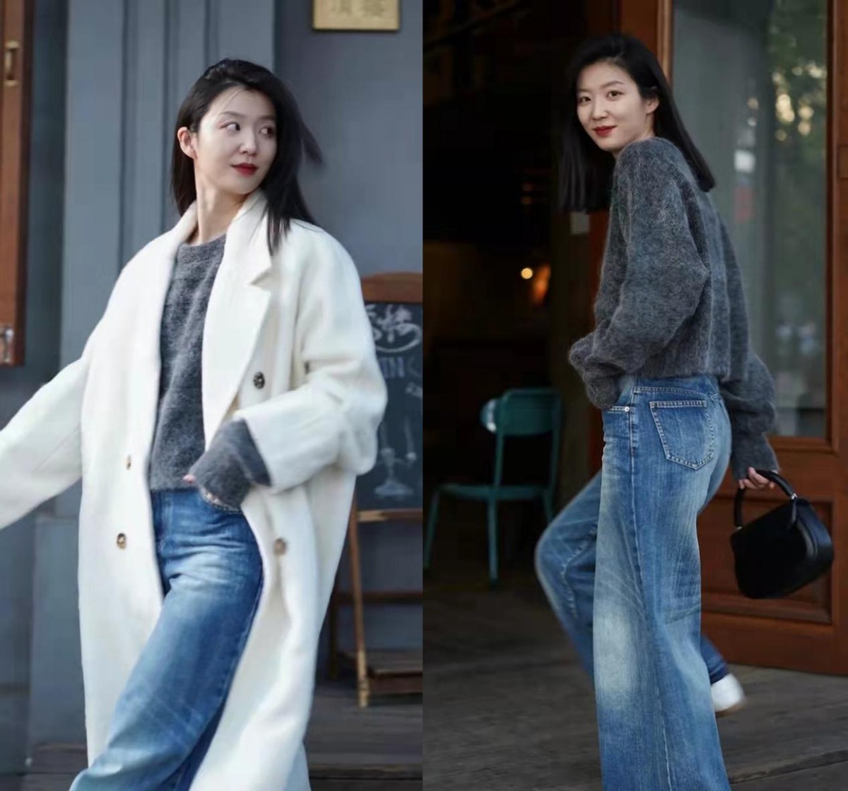 呢子大衣怎么穿最好看女,呢子大衣女式最优雅搭配