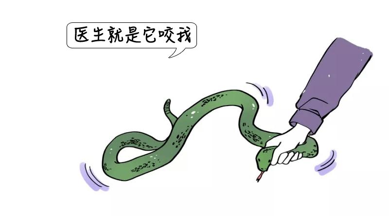 遭不住的高温天气,蛇被热中暑