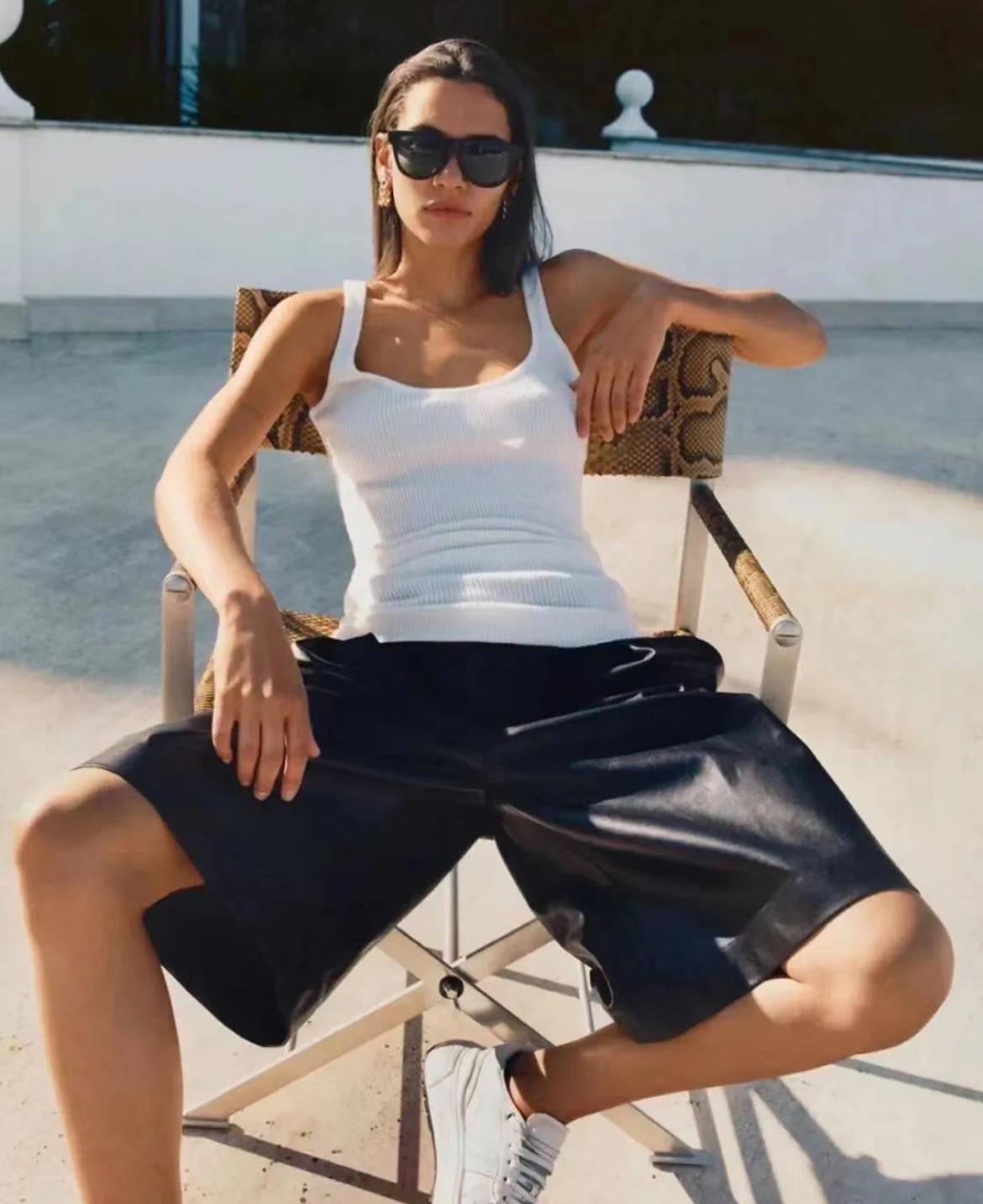 这才是夏天该穿的裤子冰丝长裤,这才是初夏裙装搭配天花板