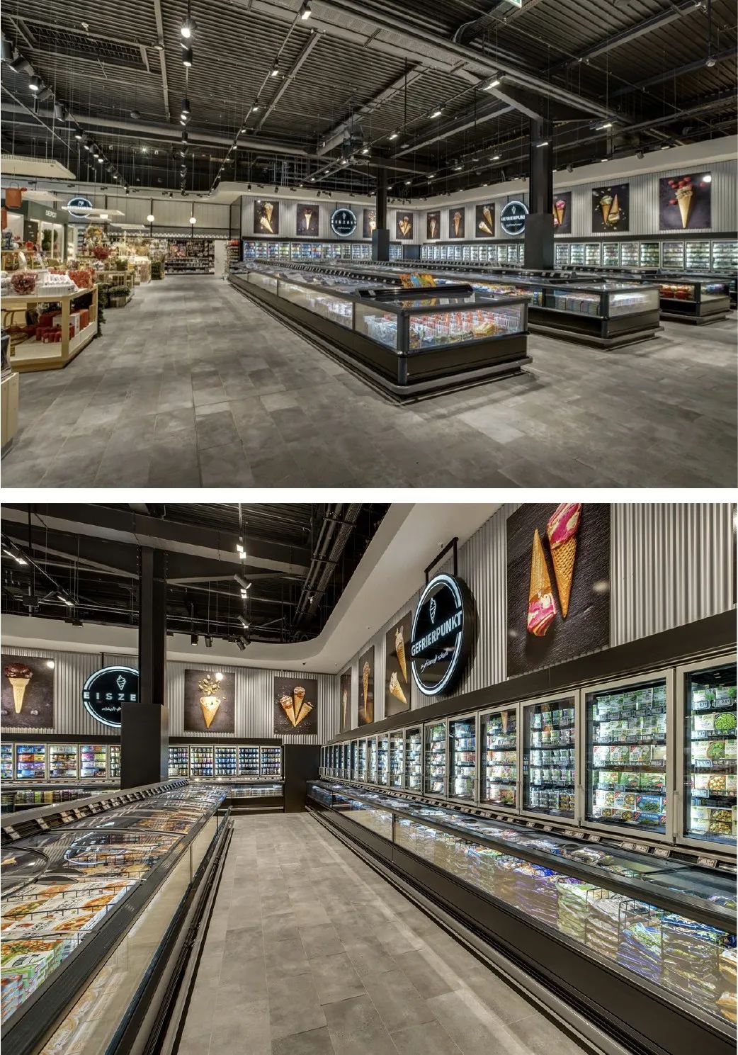 英国百年超市陈列欣赏,德国超市货架图解