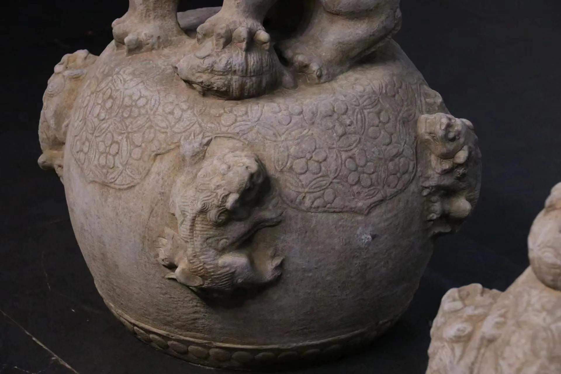 门鼓狮子,门鼓石狮子