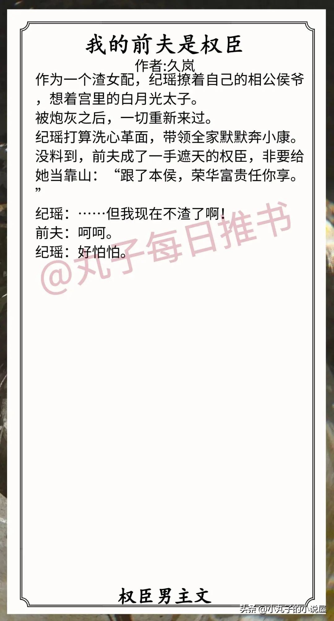 权臣男主文推荐,小说推荐权臣男主