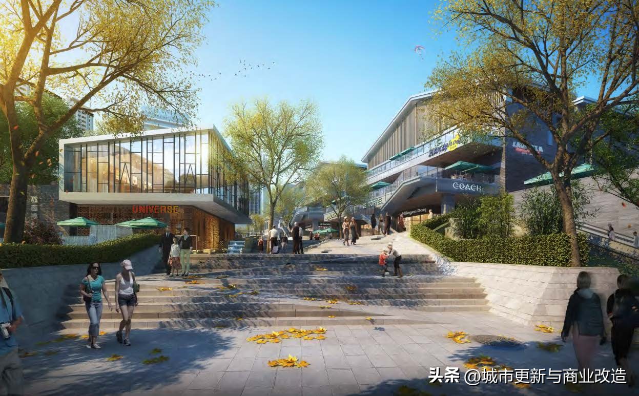 商业街区建筑设计平面图,商业街建筑设计手绘图