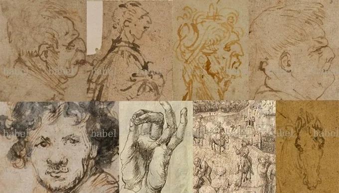 梵高画素描用的笔,蘸水芦苇笔