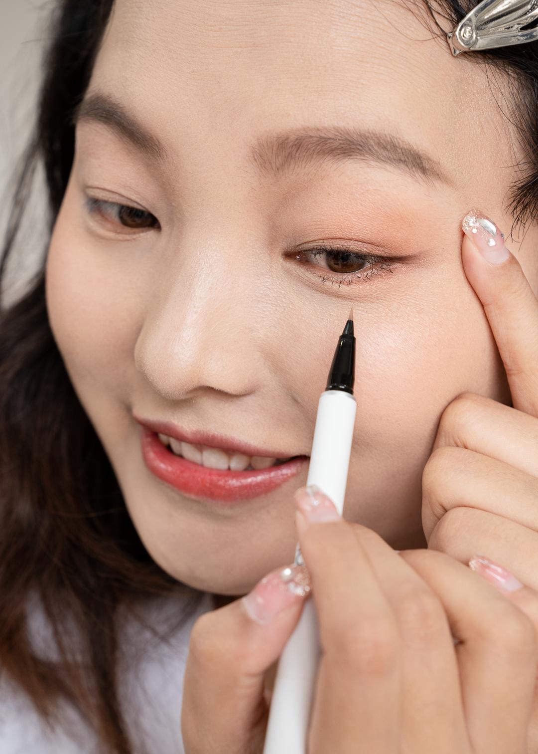 大眼袋下眼睑眼妆教程,原来眼妆才是换头的关键