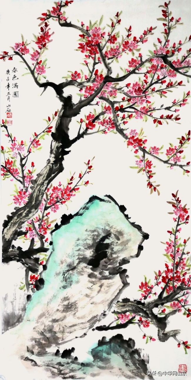 吴山石画作欣赏,画家吴山石作品欣赏