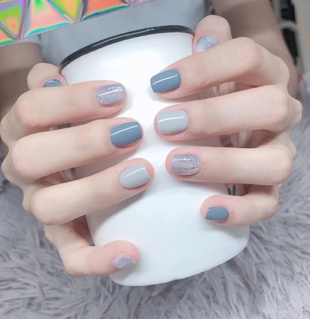 夏日美甲ins显白黄色法式美甲,又好看又超显白的美甲颜色