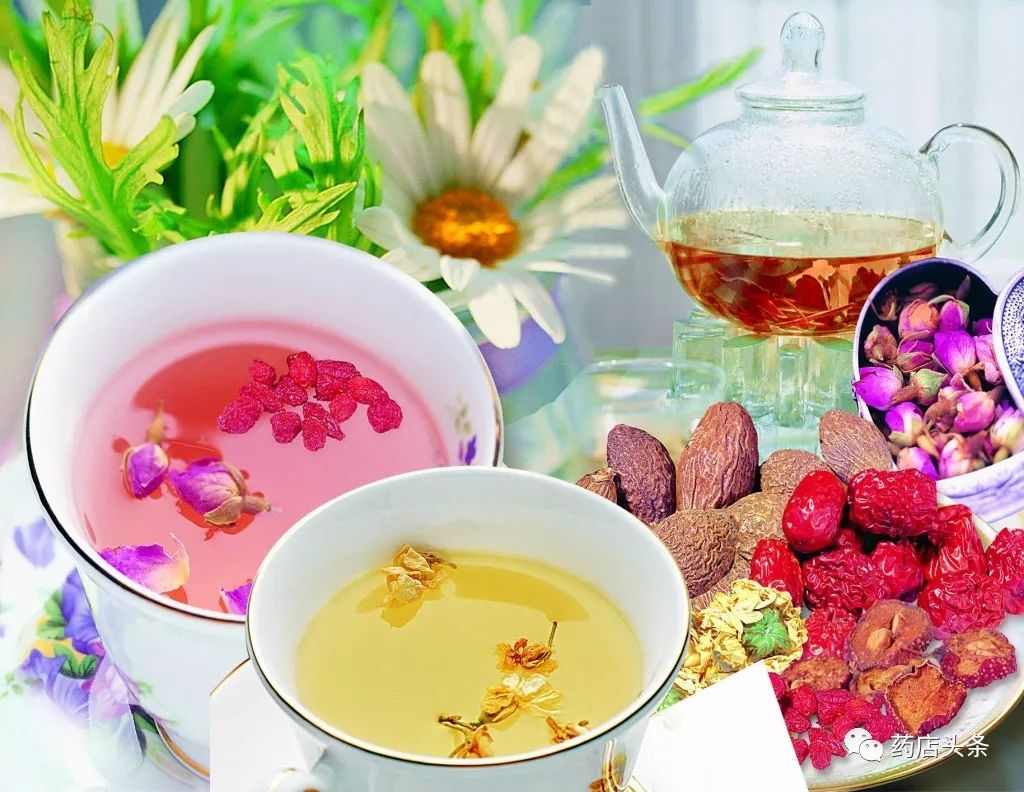 健康养生花茶搭配大全图,养生美容的秋季花茶组方搭配大全