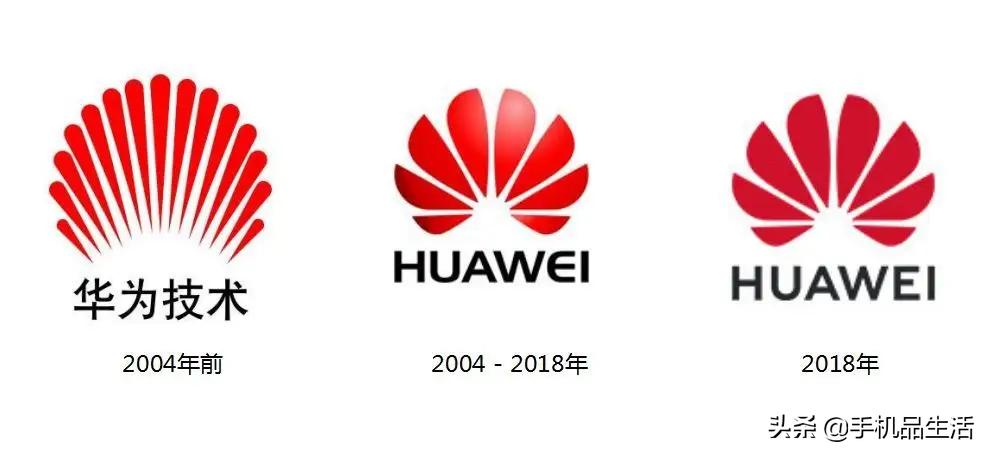 华为logo两代变化,华为logo版本发展史