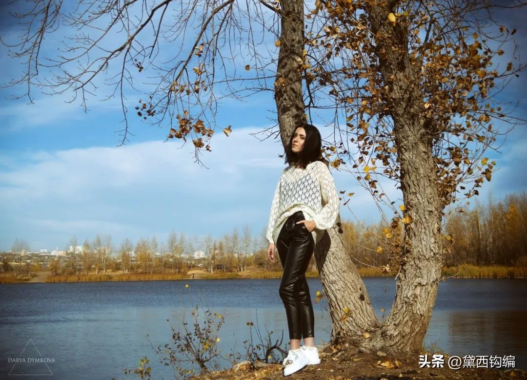 钩菠萝花套头衫详细完整的图解,手编菠萝钩针套头衫