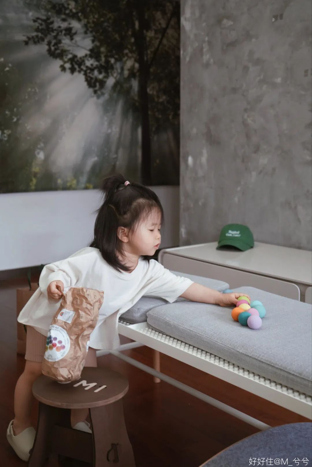 原木餐椅改造,一物两用沙发餐椅