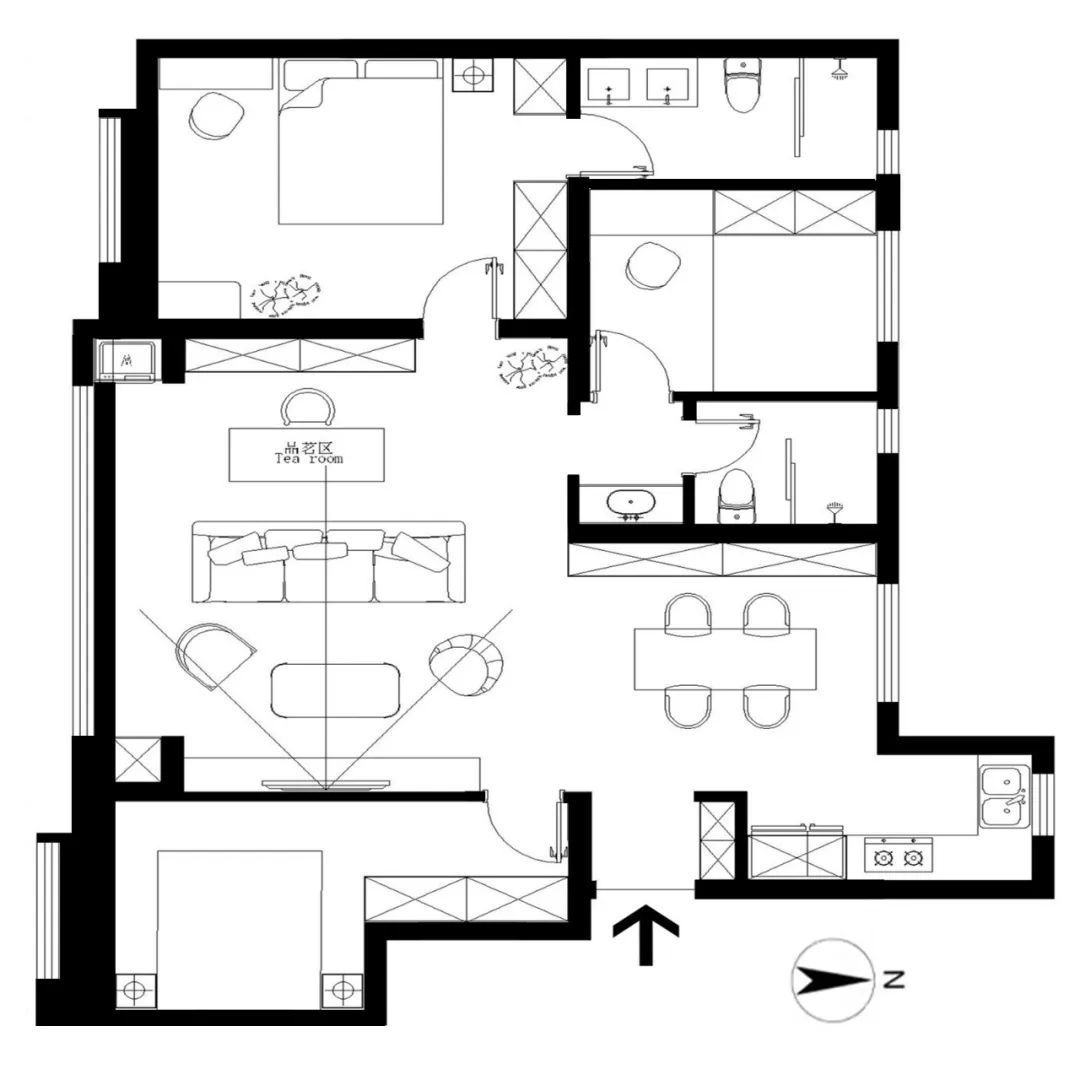 新鼎华府装修图片,新鼎华府115平装修效果图
