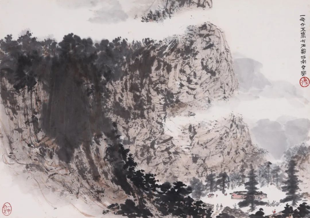 傅抱石山水画鉴宝真迹视频,傅抱石山水画拍卖价格排名