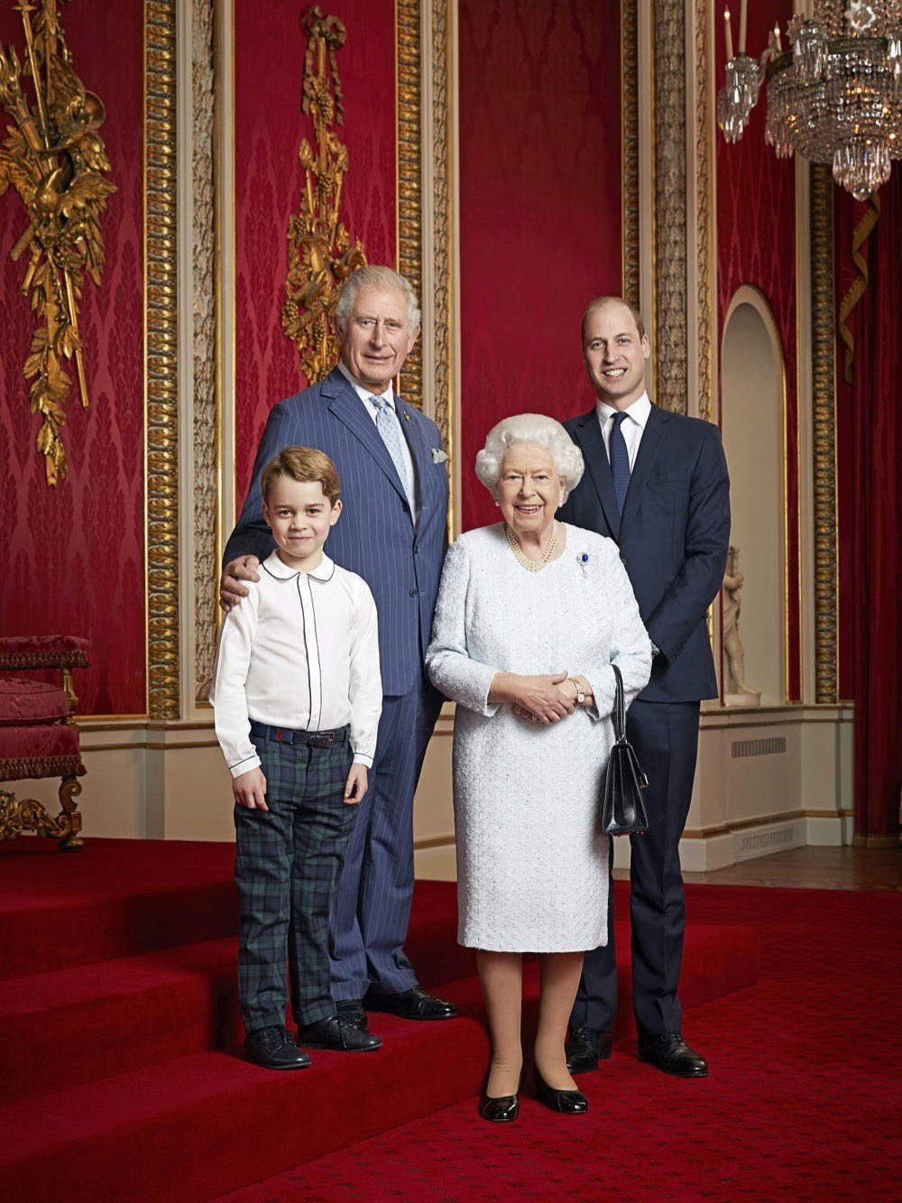 乔治王子加冕图片,加冕仪式上的乔治王子