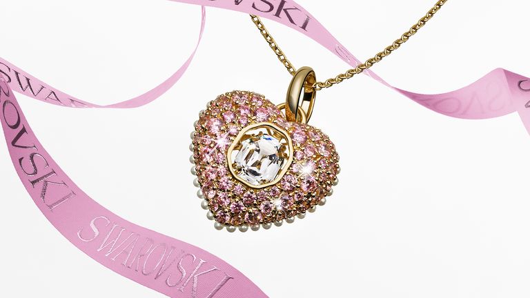 施华洛世奇925七夕情人节,施华洛世奇情人节跳动的心蓝色