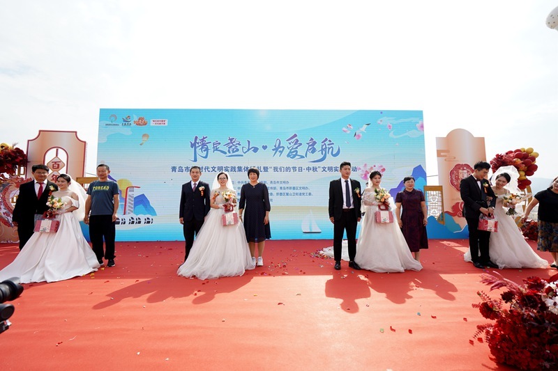 青岛官方集体婚礼视频,青岛婚礼秀