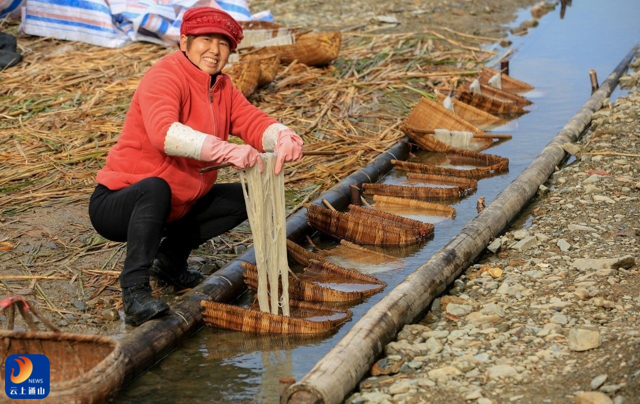 纯手工红薯粉通山,红薯粉丝农家纯手工安徽