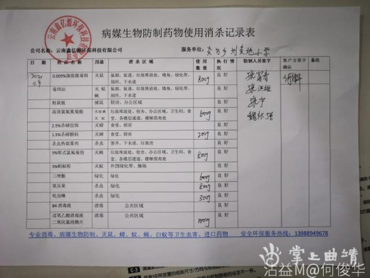 “除四害防疾病讲卫生”——炎方乡刘麦地小学开展校园病媒生物防制“灭四害”消杀活动