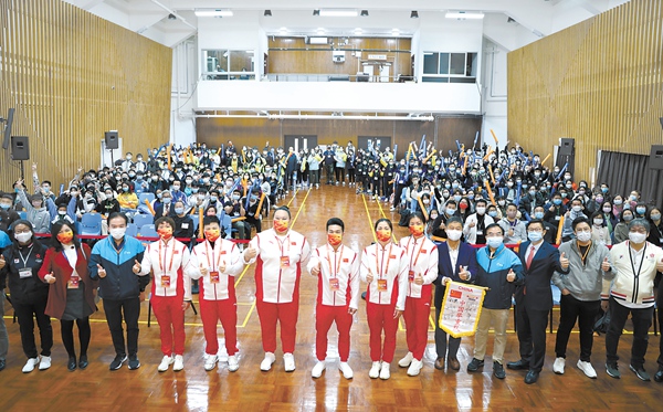 画里有话艺术字,让奥运精神光耀香江