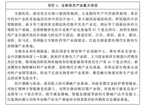 河南出台“十四五”战略性新兴产业和未来产业规划