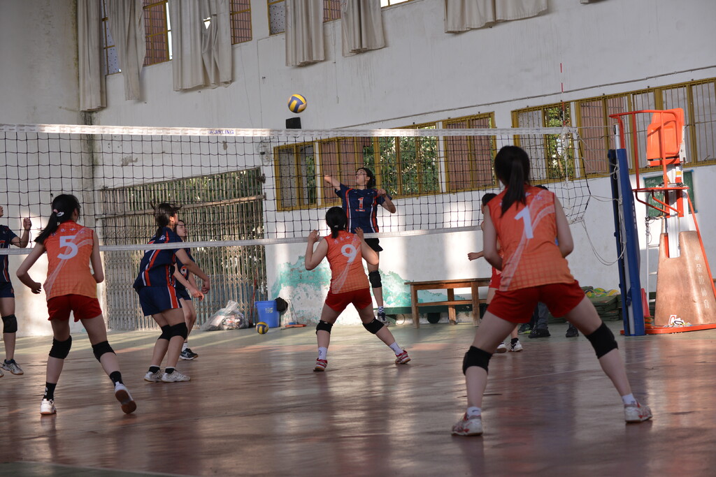 中国女排参加体育盛会,荣中排球