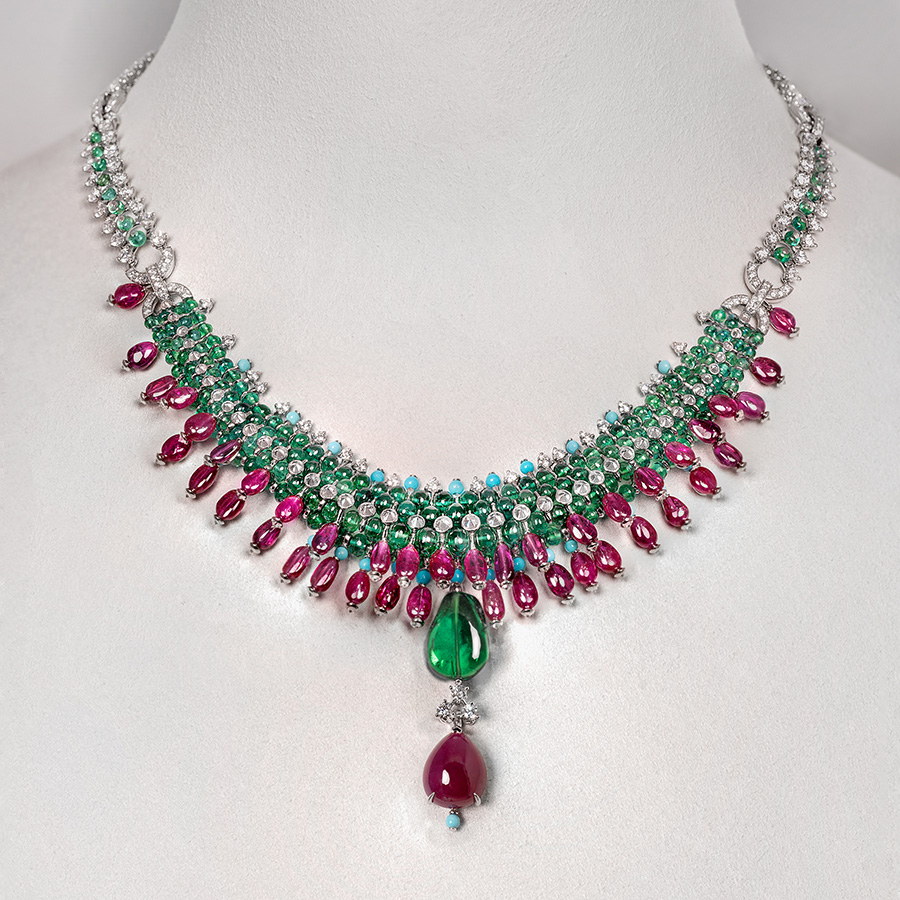 卡地亚珠宝名品欣赏,卡地亚演绎高级珠宝意象之美