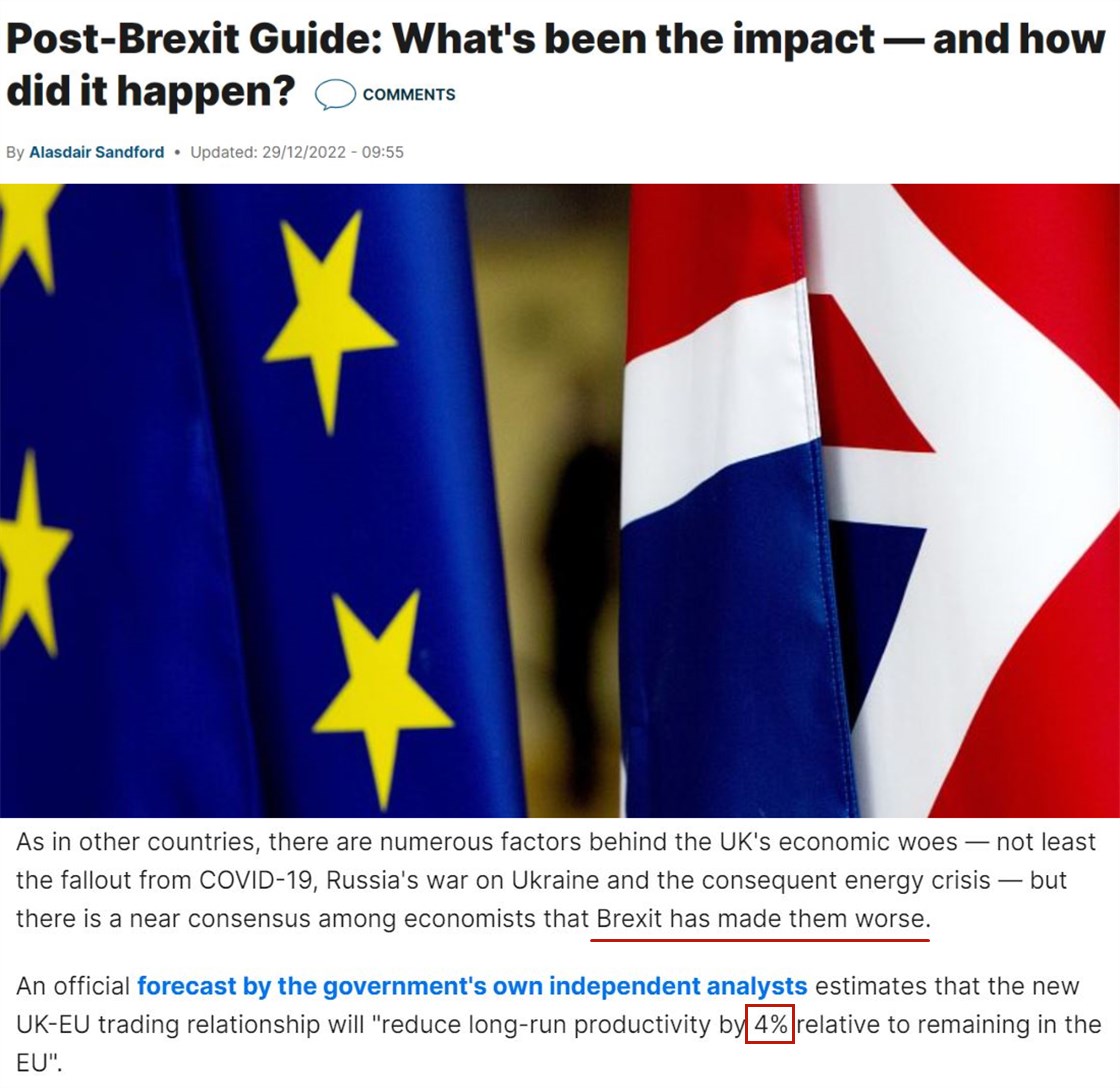 脱欧对英国政治的看法,“脱欧”三年对英国影响如何