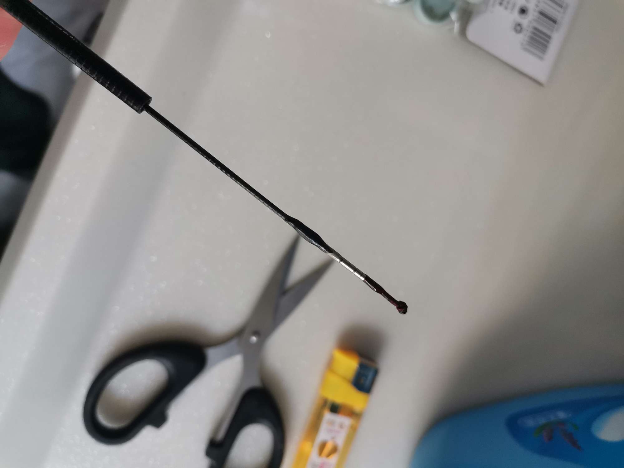 路亚竿稍断了如何修复,竿稍绳快断了如何修复