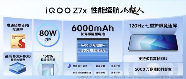性能续航小超人,iqooz7x续航之王