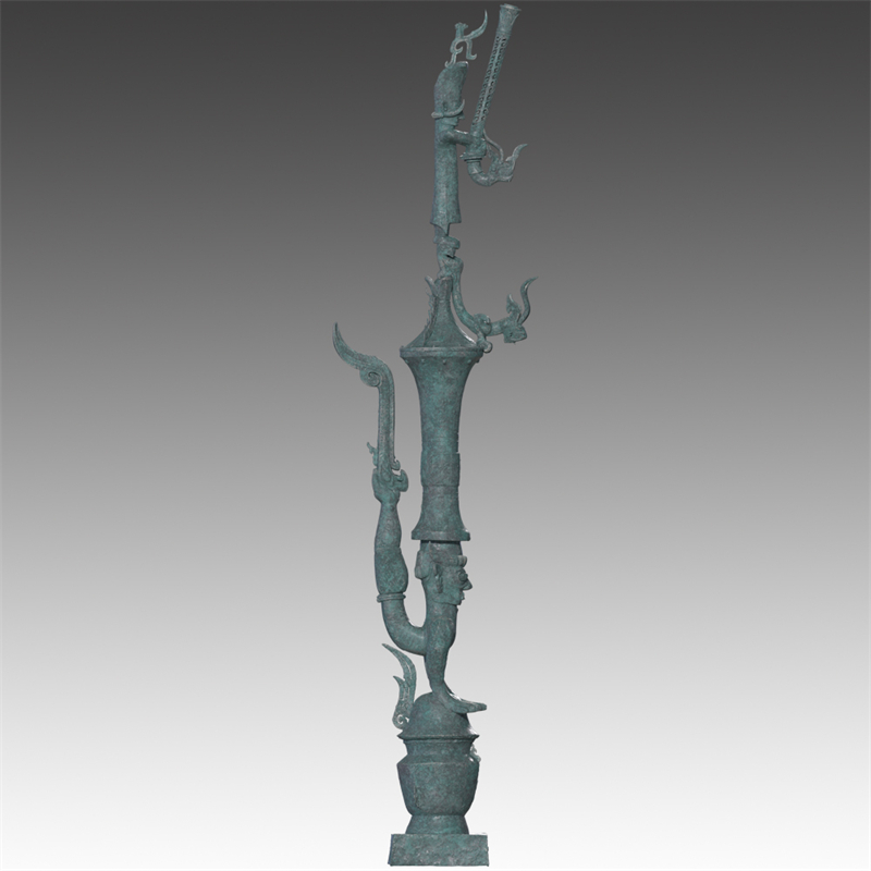 三星堆青铜纵目像简介,三星堆青铜大立人像具体出土位置