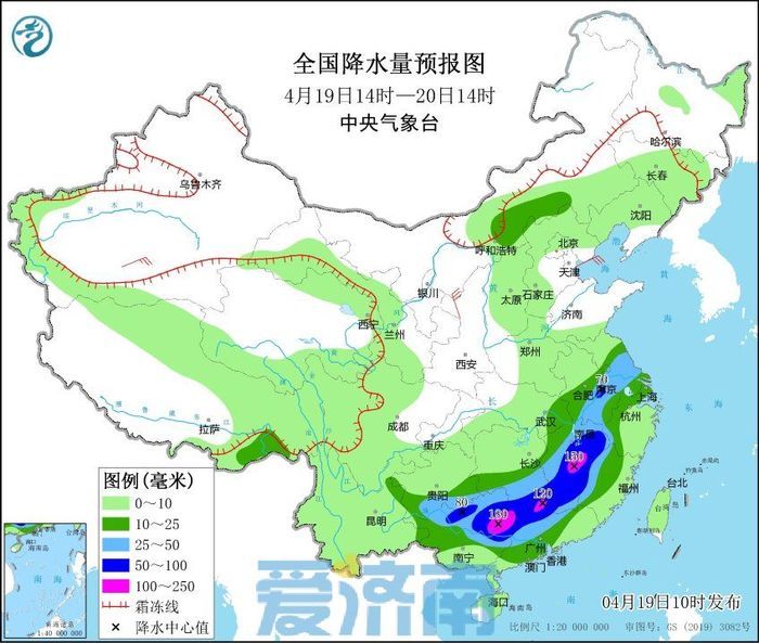 济南遭遇大风降雨天气,春雨贵如油未来天气晴好